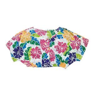 Vintage 1980s Whereabouts Two-Piece Floral Set Made in USA